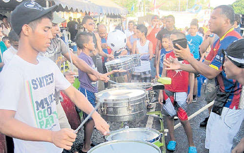 <p>Música. Comparsa en La Chorrera.</p>