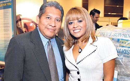 <p> Mirian Rodríguez y Valerio Ábrego. </p>