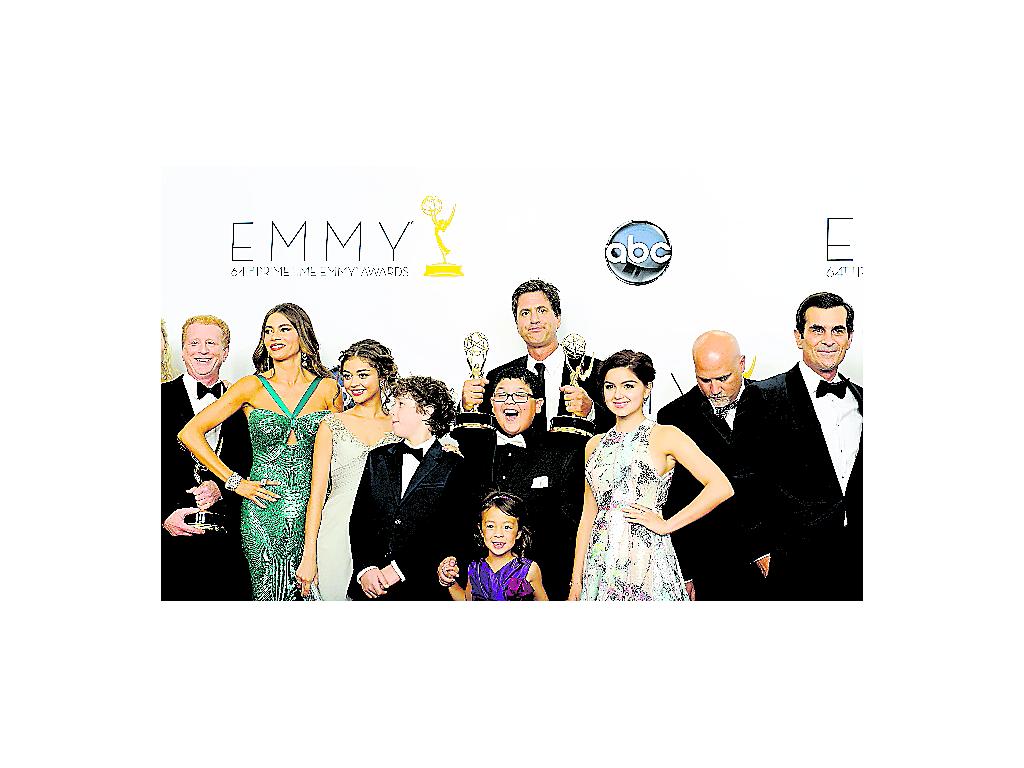 "Modern Family. Ganó como mejor serie de comedia.()