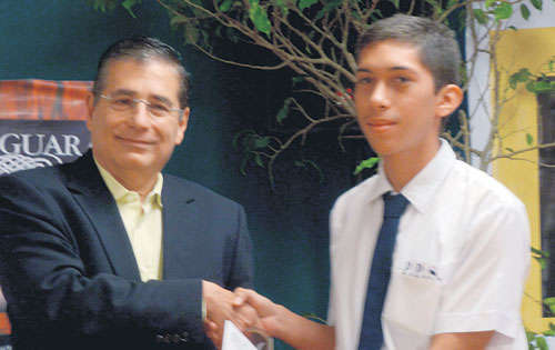 <p>Felicitación. Fonseca Mora y Gilberto Domínguez.</p>