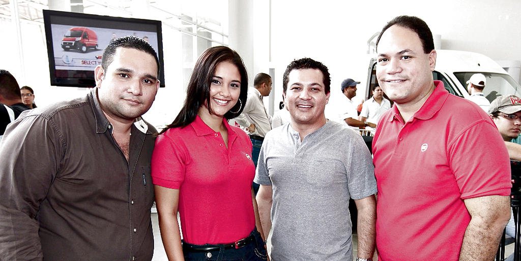 Víctor Guerra, Valerie Rivera, Vinicio Zamora y Javier Montenegro.()
