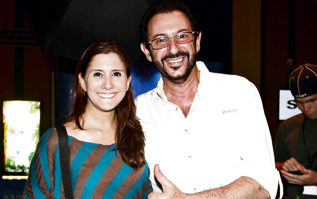 Shani Gerschfeld junto a su padre, Rubén Gerschfeld.()