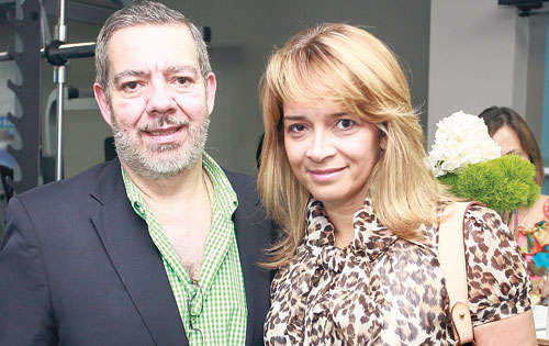 <p> Jorge Hernán Rubio y Noris Vega.</p>