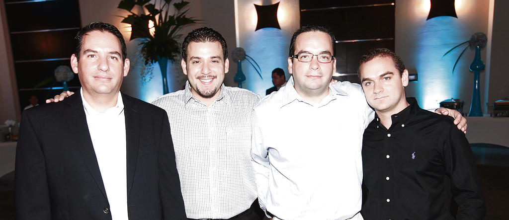 Fabricio Guerrero, Ricardo Correa, Paul Guerrero y Felipe Uribe.()