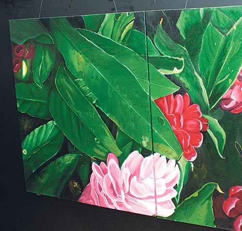 <p>Un homenaje a la floresta tropical. Arte de Tillie Bellizzi</p>