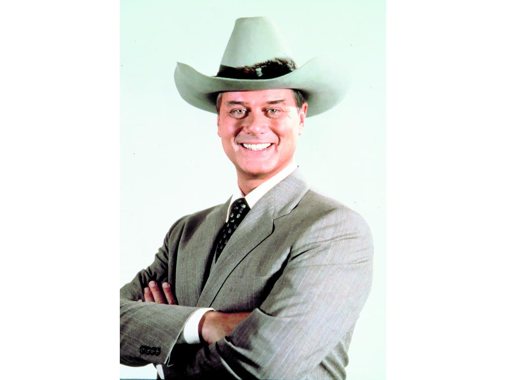 1981. En su papel de J.R. Ewing en la serie Dallas.(AP)