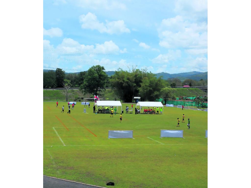 Grandiosa vista de la cancha donde se realiza el torneo.(Alberto Ortega)