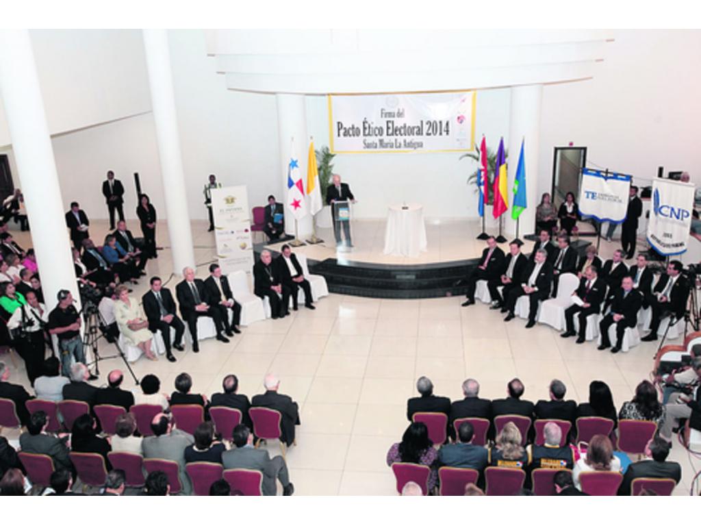 El Pacto Ético Electoral fue suscrito a principios de este mes. En la iniciativa de la Iglesia católica participaron grupos y organizaciones de la sociedad civil, miembros de medios de comunicación y representantes de los partidos políticos.(Archivo)