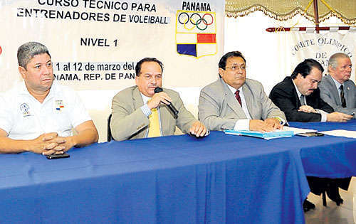 <p>Directivos. La plana mayor del COP.</p>