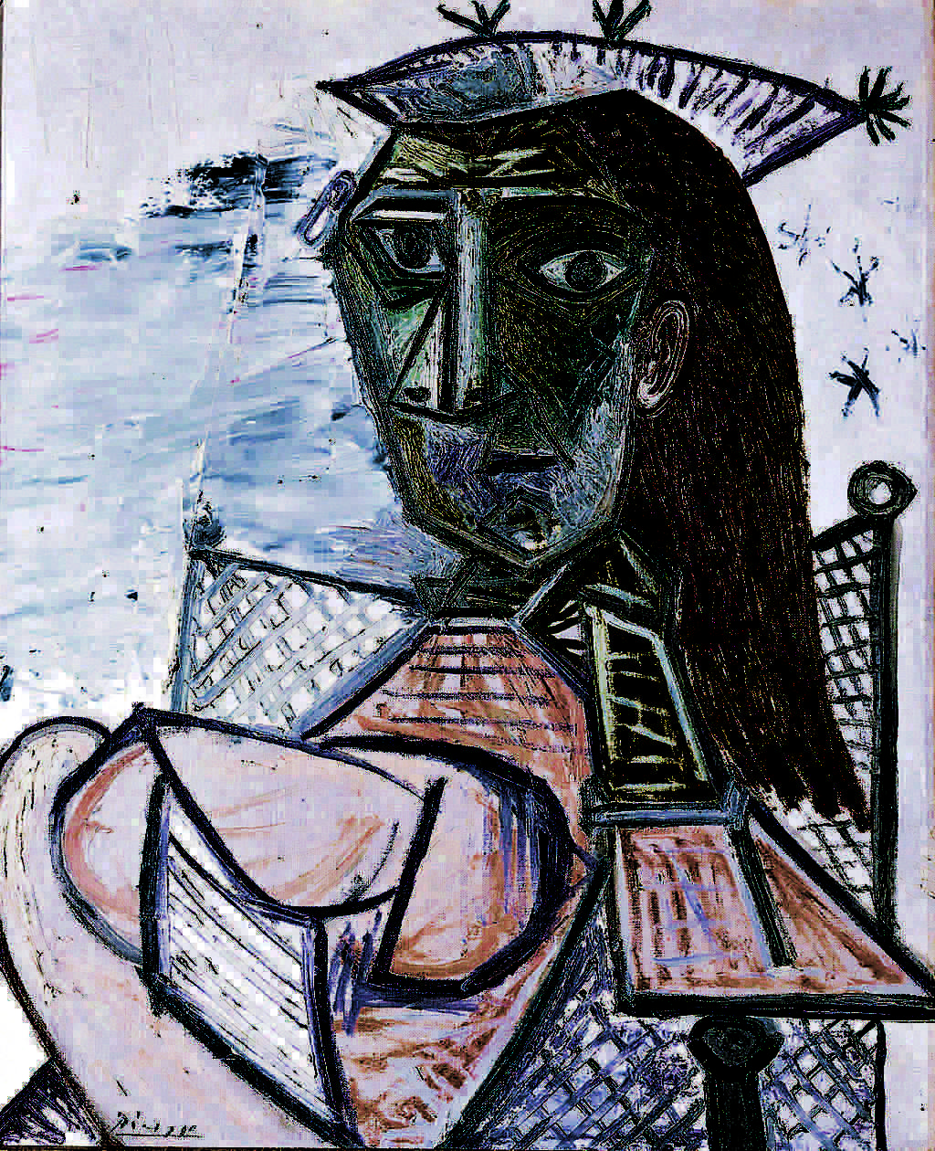 Arte. "Femme assise dans un fauteuil, de Picasso. (EFE)