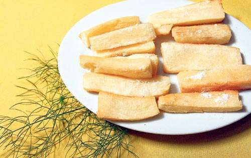 <p></p><p>Yuca (guarnición favorita de la chef).</p>