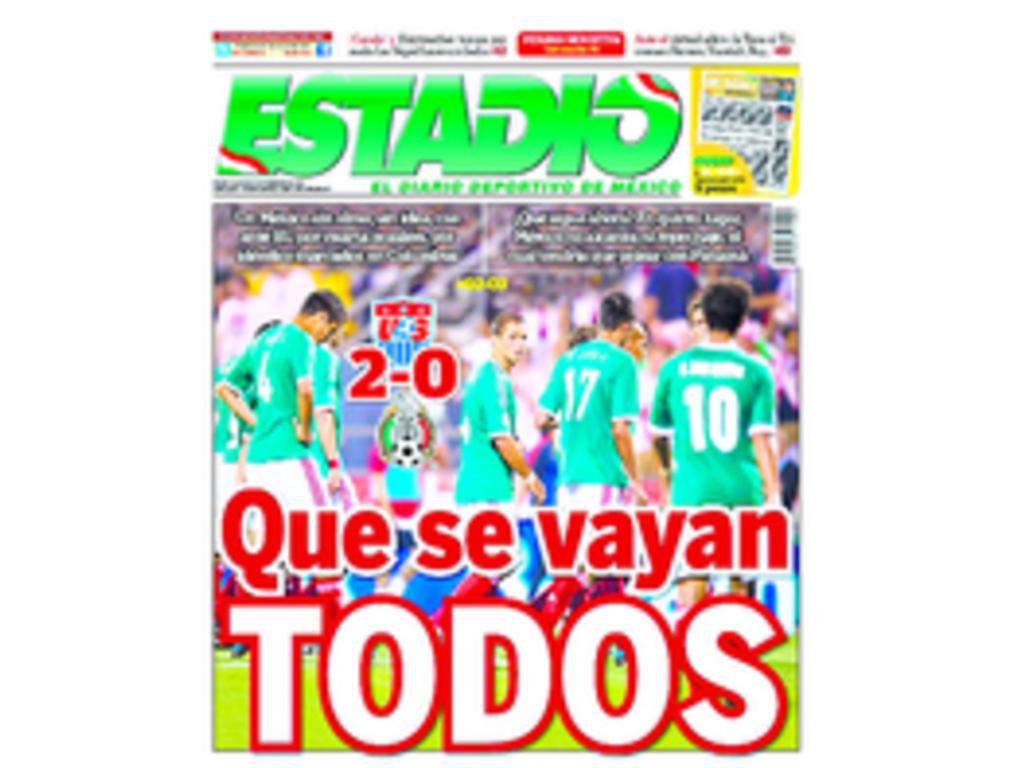 6. El diario Esto se hizo eco del revés y publicó en su primera plana: What?.