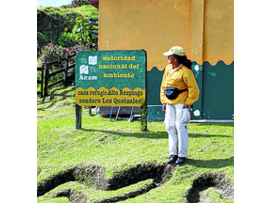 Sede de Anam donde se inicia el sendero Los Quetzales.
