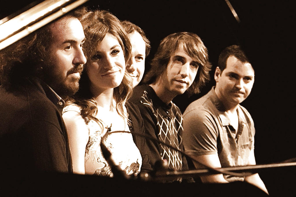 Banda. Los integrantes de La Oreja de Van Gogh.()