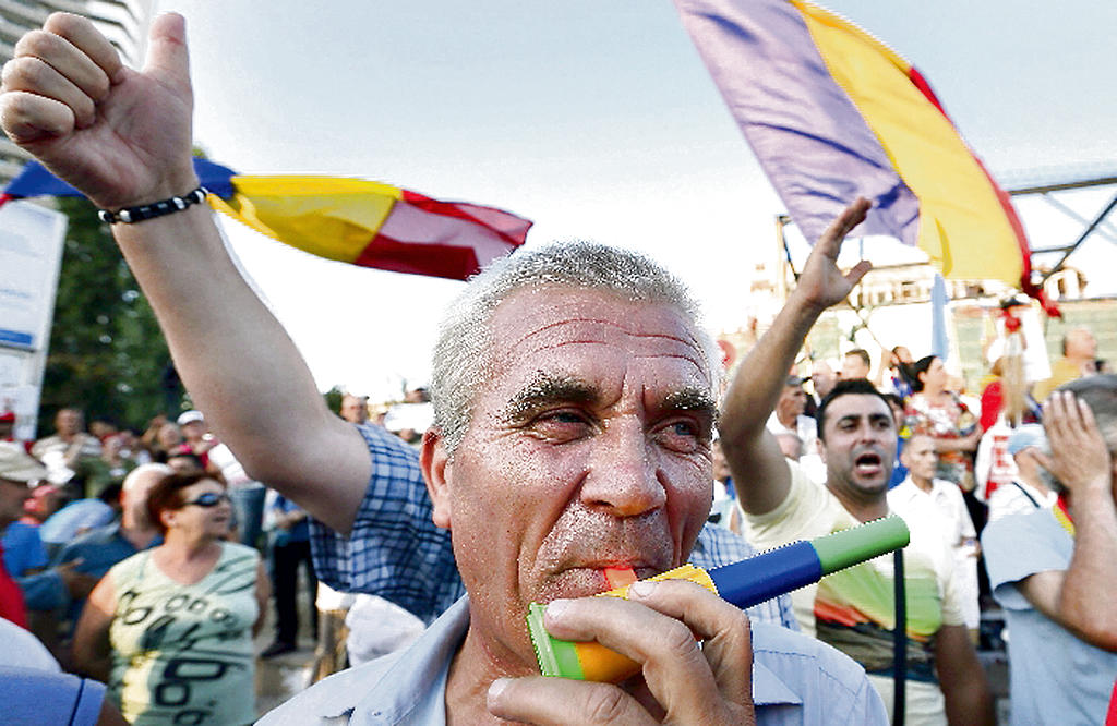 Manifestación. Protestan en contra del presidente.(EFE)