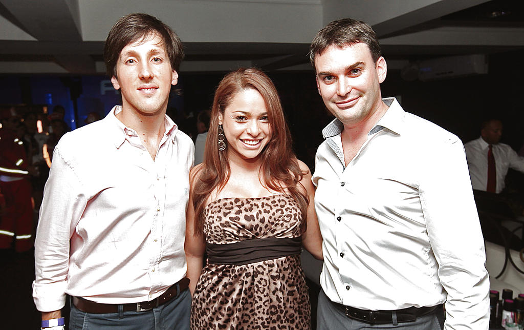 Álvaro Villasantes, Linette Ramos y Fabien Renault.()