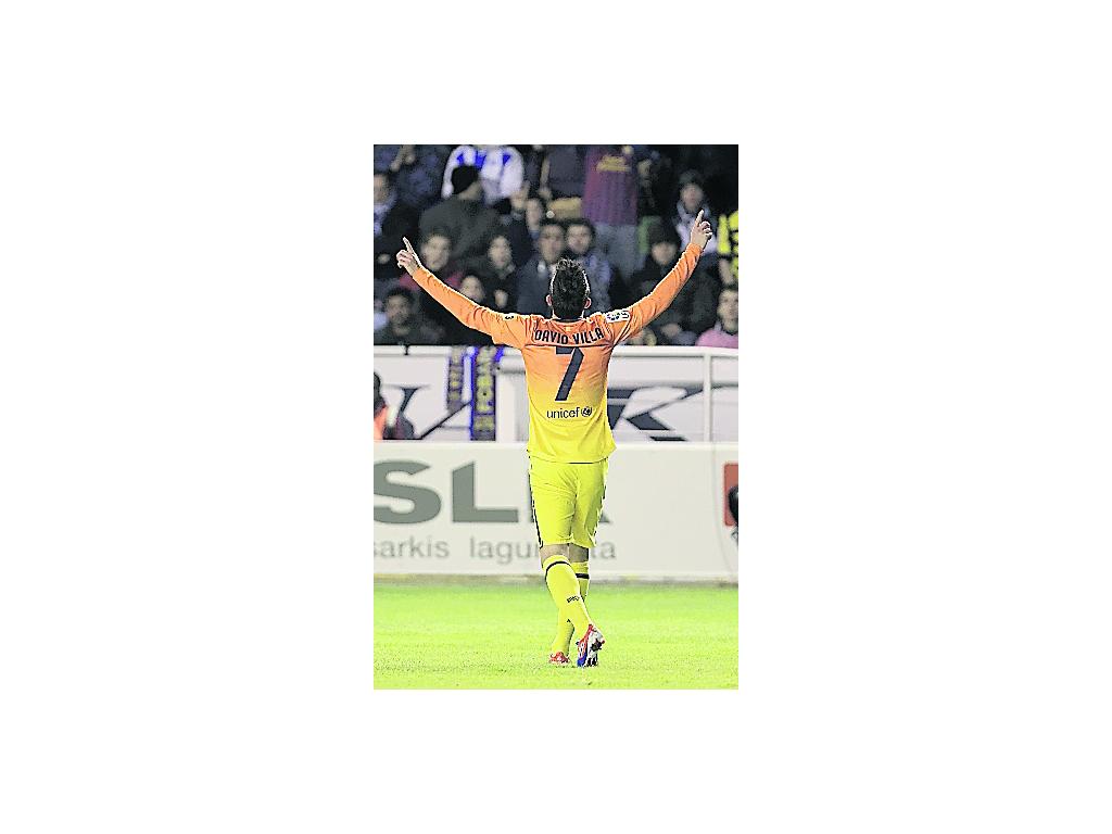 David Villa será titular.(EFE)