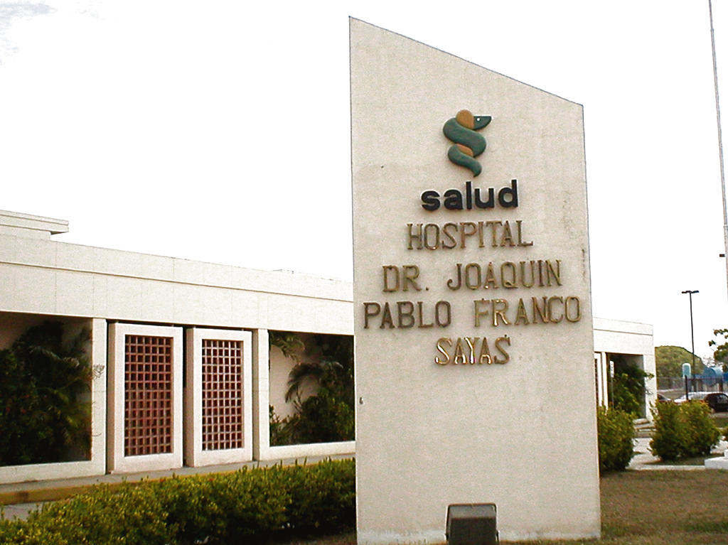 Centro. Hospital Joaquín Pablo Franco Sayas.(Elsa González)