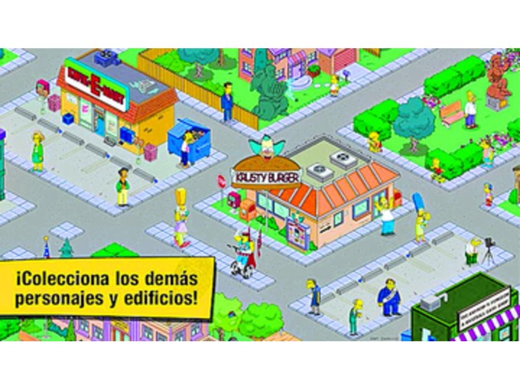 Los Simpson: Springfield Los Simpson es uno de los mejores juegos de tipo granja creados para iOS. Homero ha tenido un pequeño accidente y ha hecho saltar por los aires la ciudad de Springfield. Ayúdale a reconstruir toda la ciudad incluyendo el Krusty