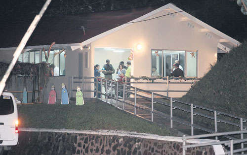 <p>Registro. Noriega a su llegada en El Renacer.</p>