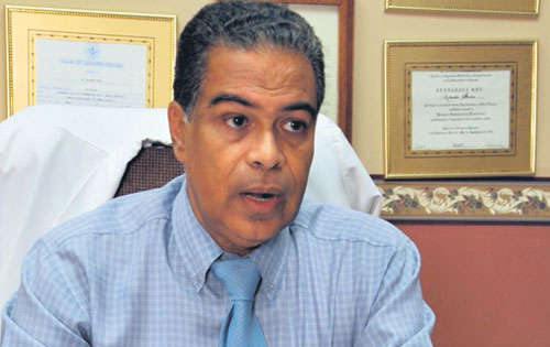 <p>Preocupado. Ricardo Sasso pide un poco de respeto.</p>