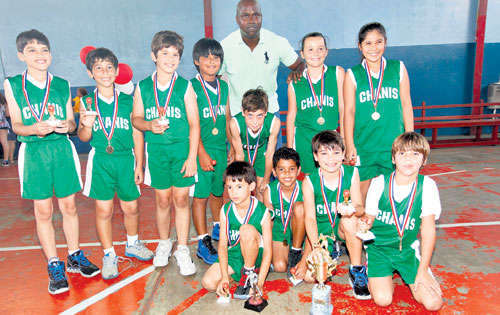 <p>Representación. Equipo de Chanis de la categoría Sub-10.</p>