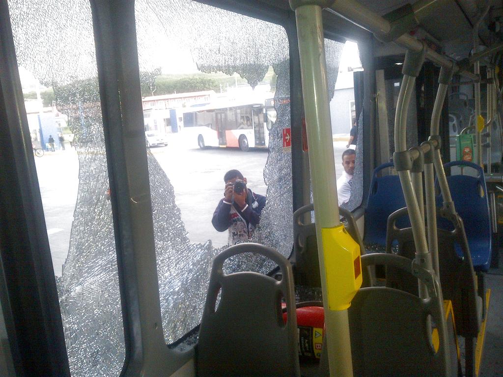 Los buses afectados son del distrito de San Miguelito. Foto/Jesús Simmons <br>