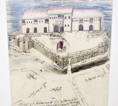 <p>Dibujo de la Aduana.</p>