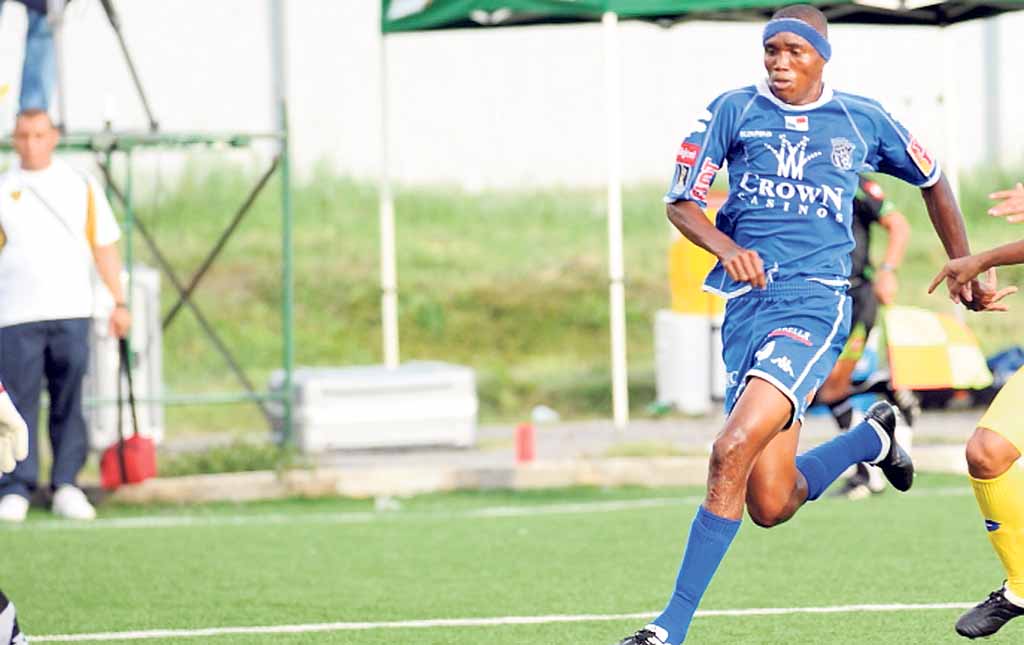 <p>Marcó. Manuel Mosquera anotó el gol colonense.</p>