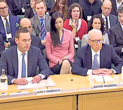 <p>Testimonio. James y Rupert Murdoch pidieron disculpas.</p>