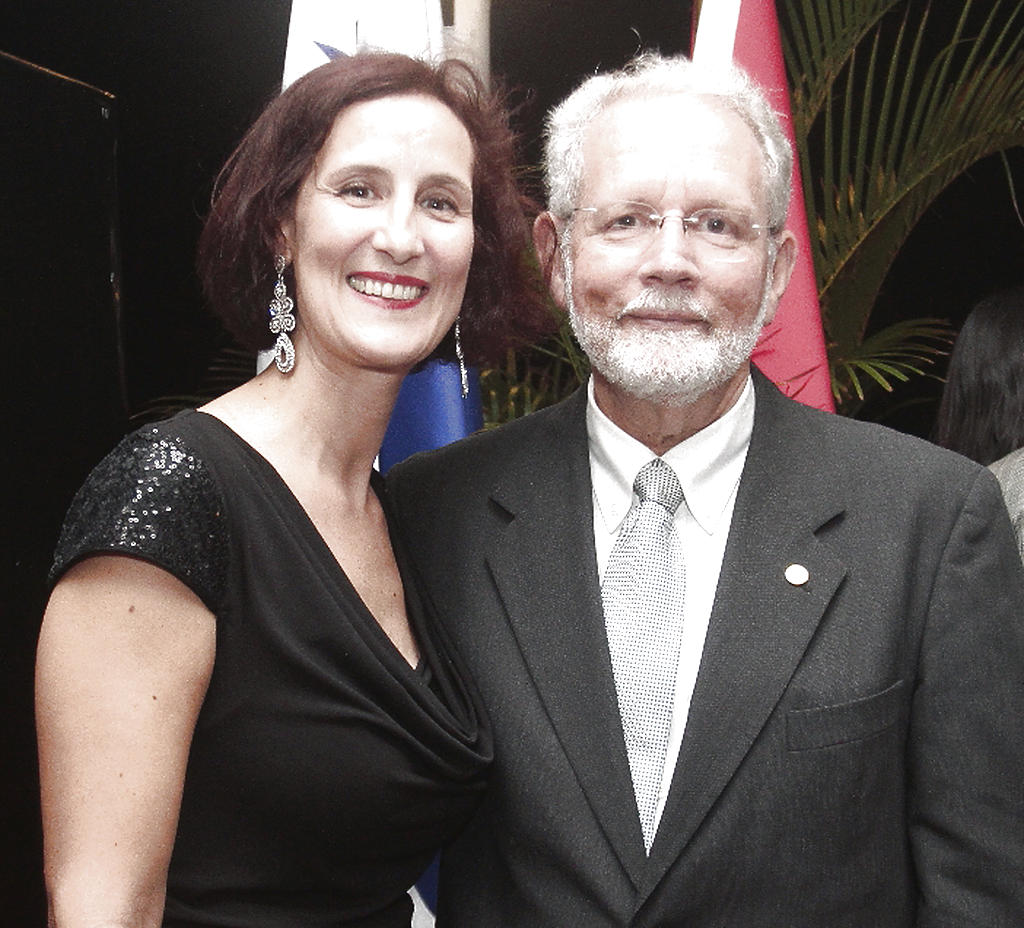 Sylvia Cesaratto y Jorge Arosemena.()