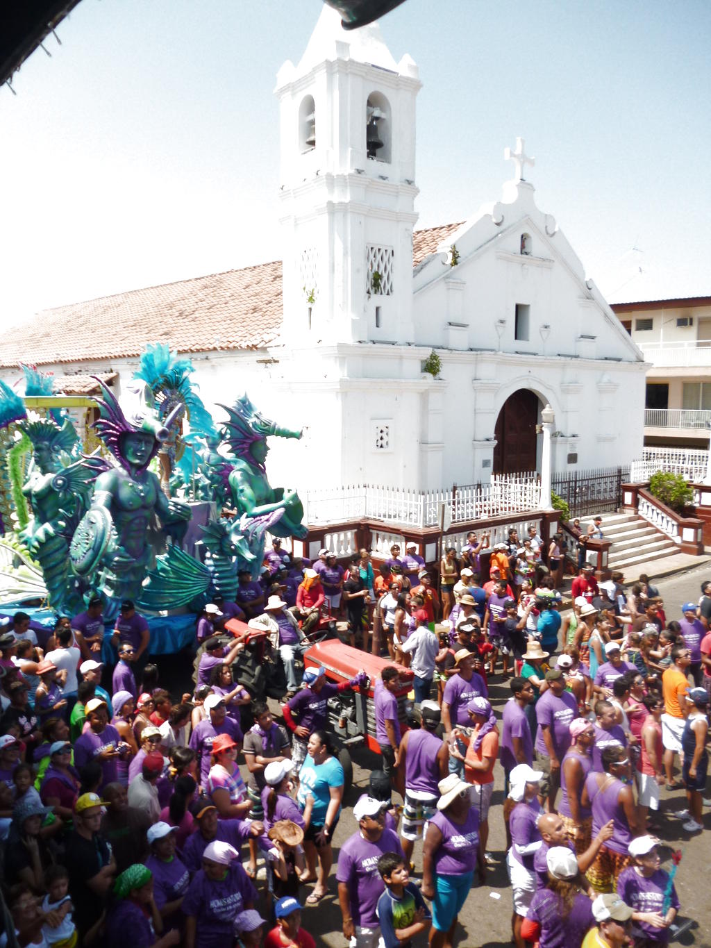 A la fiesta asiste la gente del pueblo. Foto/Zenaida Vásquez<br>