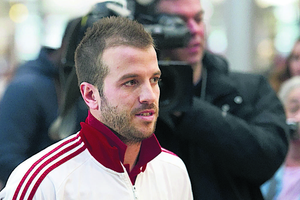 Jugador. Rafael Van der Vaart milita en el Hamburgo.(EFE)