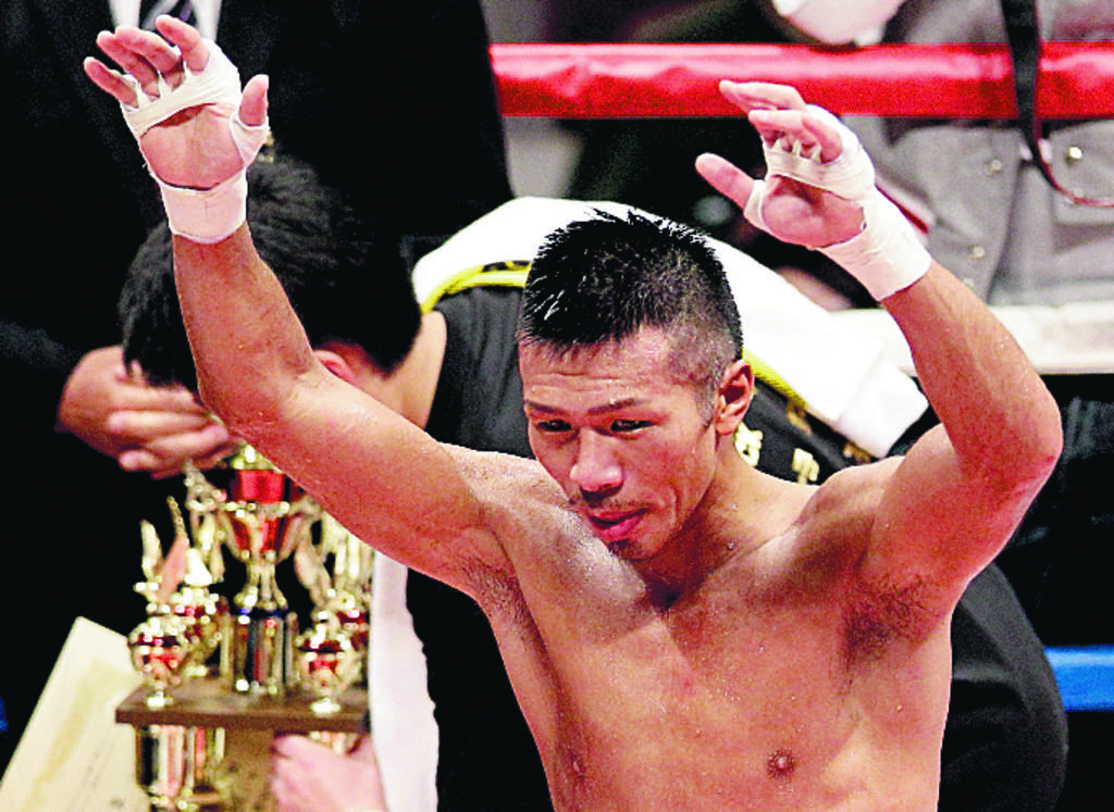 Tiempo. Esta fue la sexta defensa de Uchiyama.(AP)