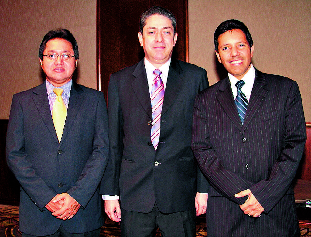 Vidal López, Alberto Murillo y Carlos López.()