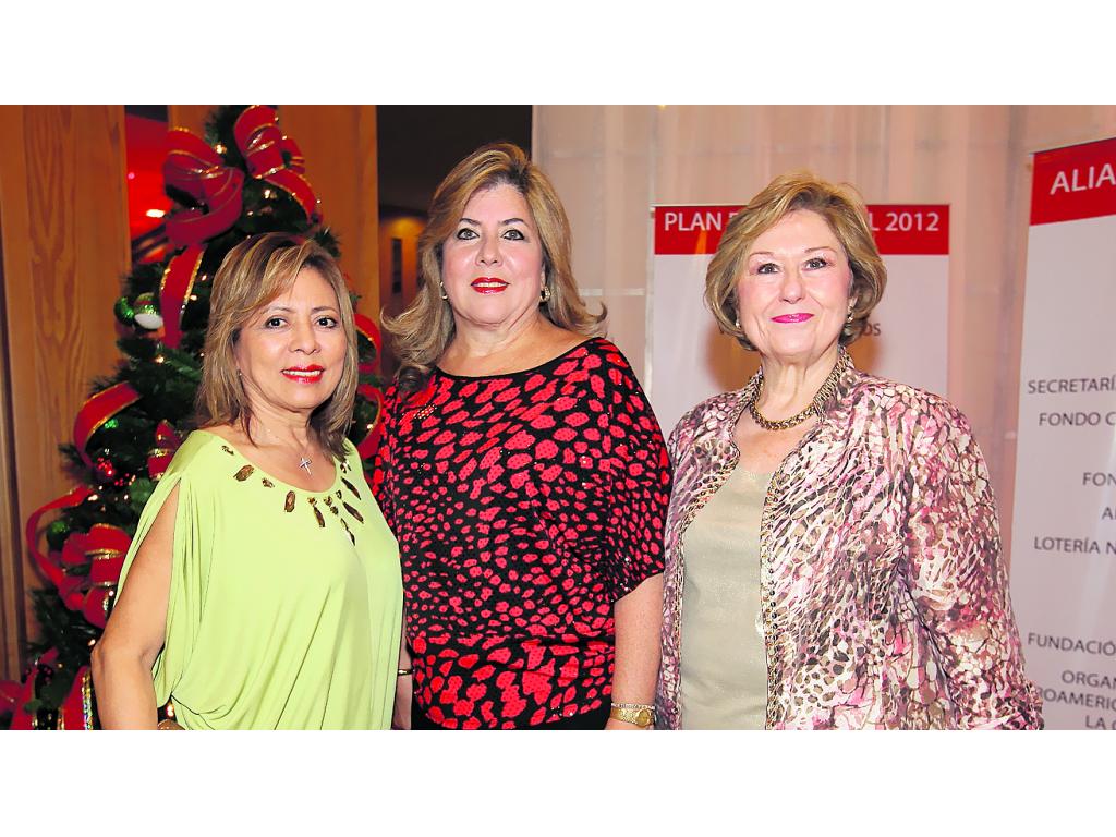 Olimpia de Lau, Silvia de Alemán y María Teresa de Iovane.()