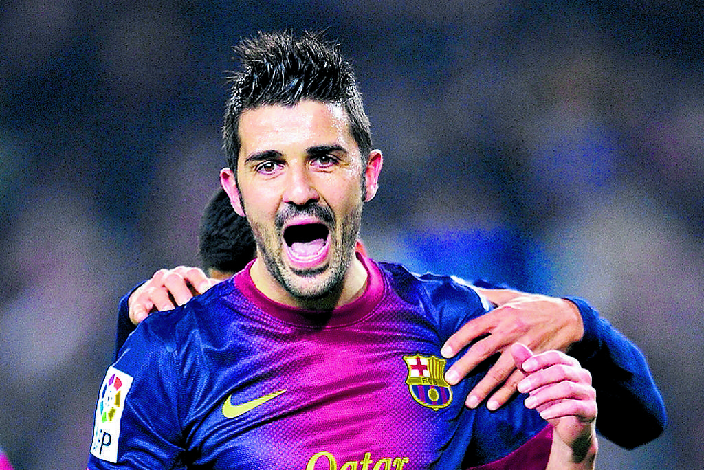 Ariete. Villa busca su mejor versión futbolística.(Foto: AP)
