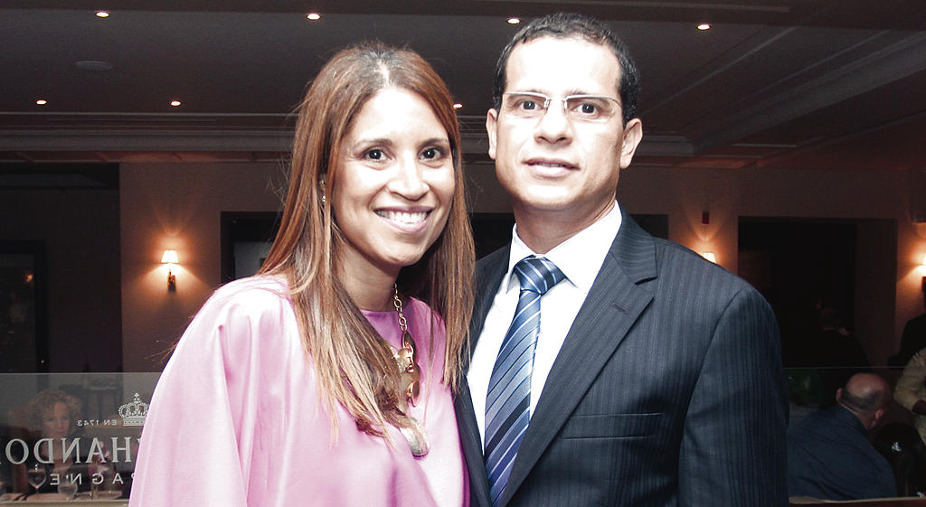 Flor Carvallo y Gustavo Lagrotta.()
