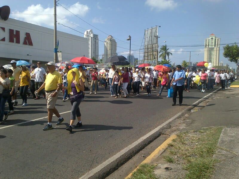 Caminata por la Familia en Calle 50, domingo 29 de diciembre. Foto/Yanelis Dominguez<br>