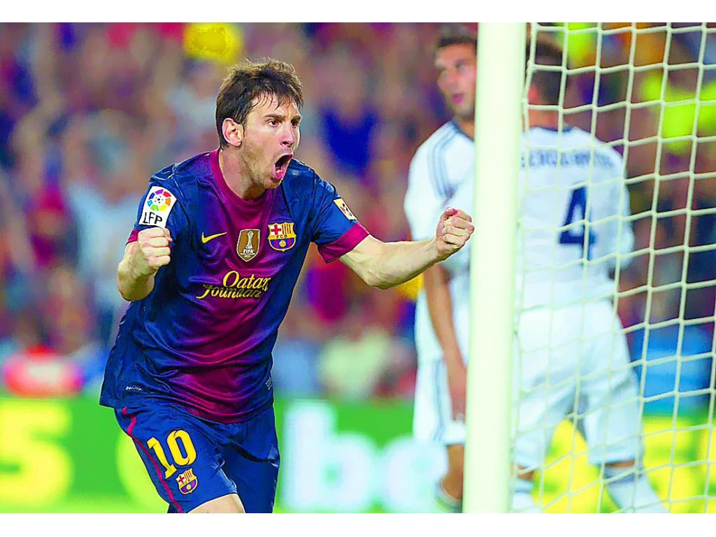 Detalle. ¡Gooooool!, grita Messi.(efe)