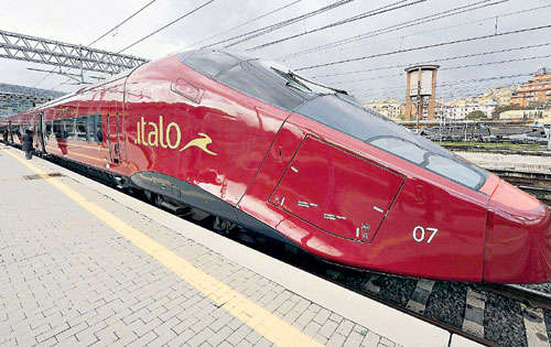 <p>Recorrido. Nápoles-Roma-Milan, con paradas en Florencia y en Bolonia.</p>