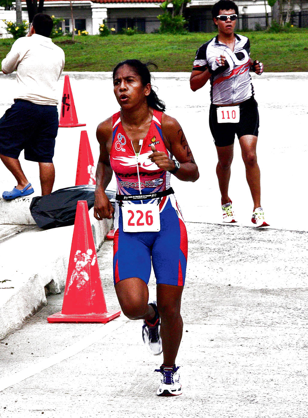 Competencia. Yelena Rodríguez llegó a ser campeona del ranking de triatlón.(Andrés Villa)