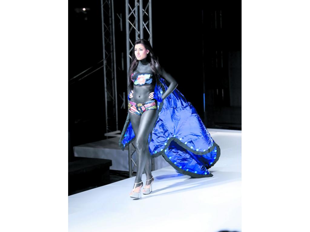 Pasarela de la internacional Shantall Lacayo.(Abel Rodríguez)