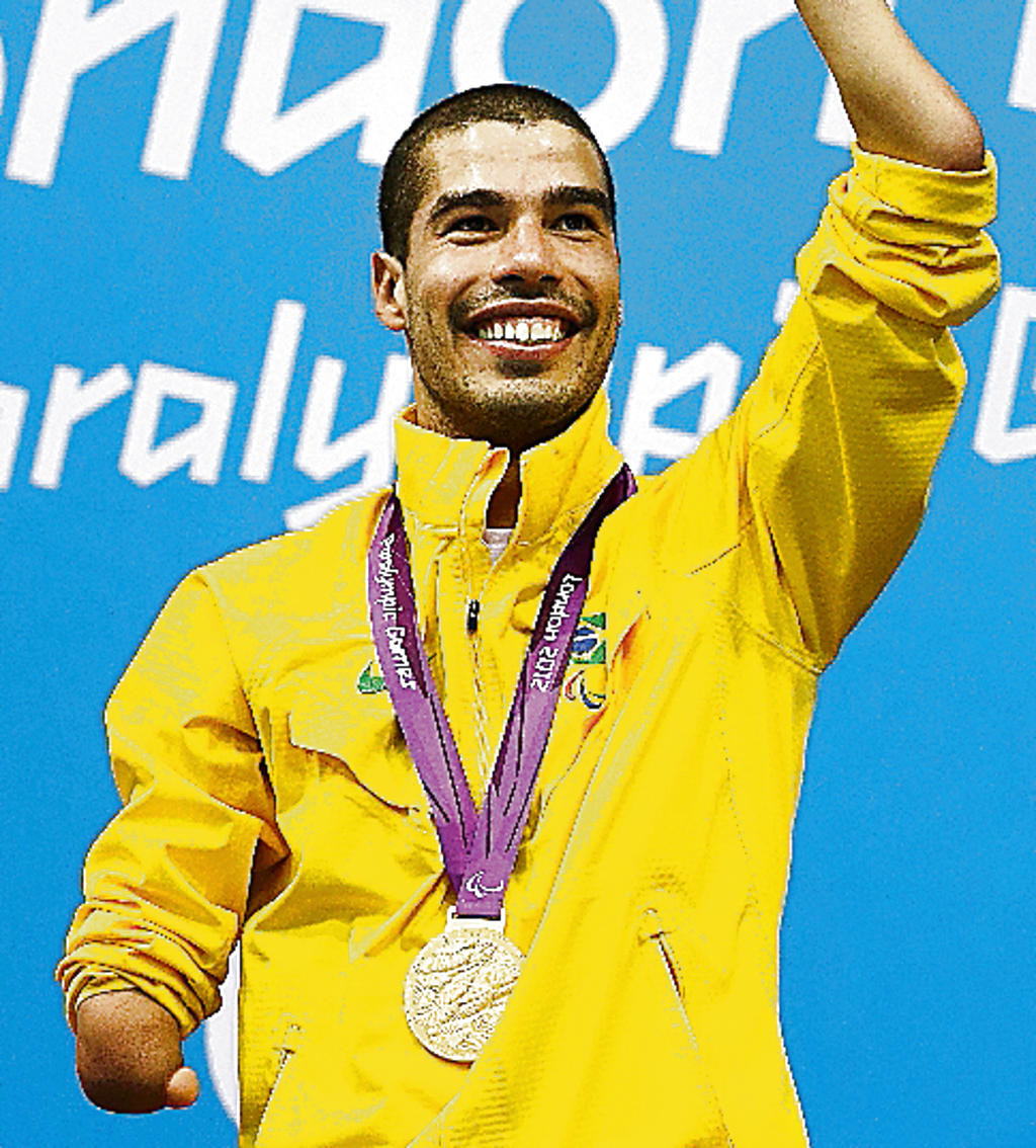 Dorado. Dias con su nueva medalla(AP)