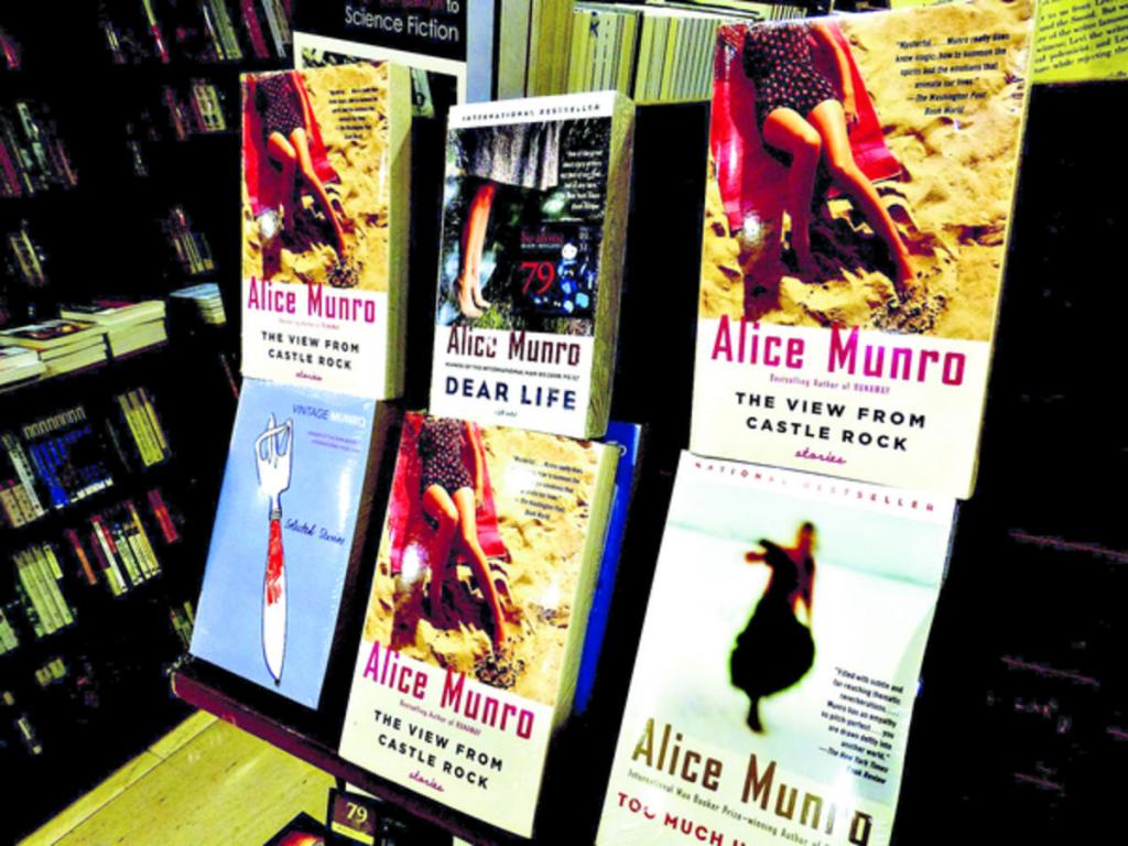 Las estanterías se llenaron con libros de Alice Munro, como fue el caso de esta librería de Taipéi.(EFE/)