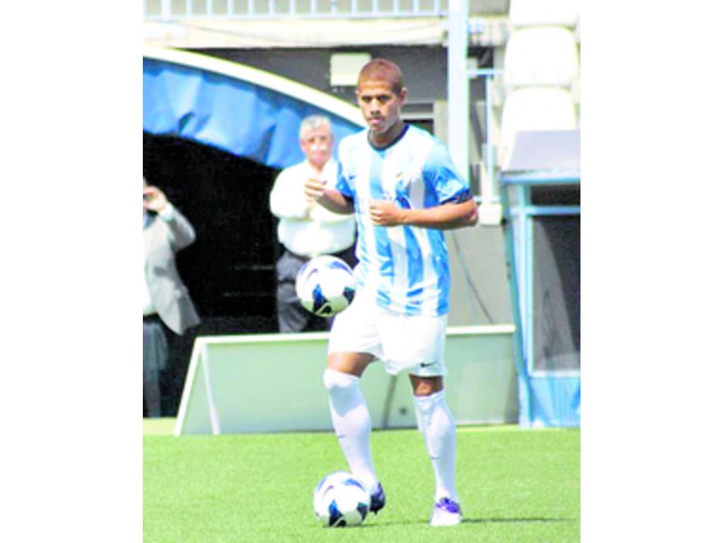 Roberto Chen se presentó en el estadio La Rosaleda, hogar del Málaga. (Diariosur.es)