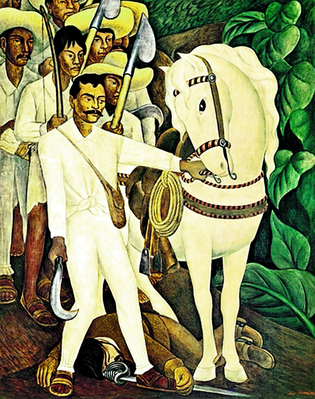 Nacionalismo. Otra obra del connotado Diego Rivera.(EFE.)