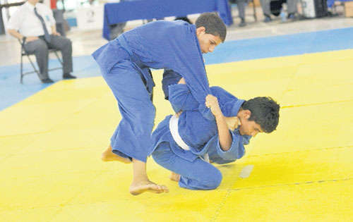 <p>Técnica. El judo requiere resistencia y concentración. </p>