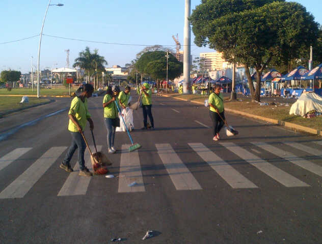 Todo listo para los culecos que inician a las 10:00 a.m. Foto: Víctor Arosemena<br>