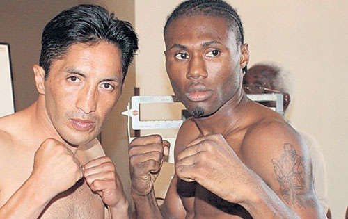 <p>Guerra. Nicholas Walters y Héctor Márquez (dcha.).</p>